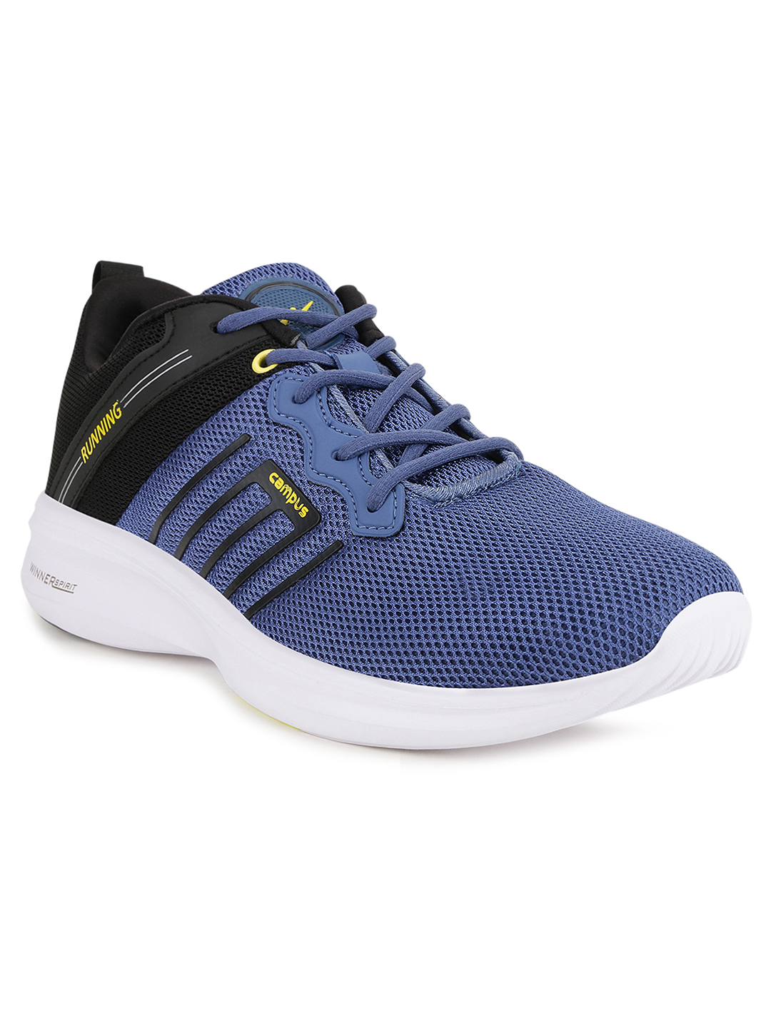 Campus Men Meteor Grey & Black Running Shoes (2)