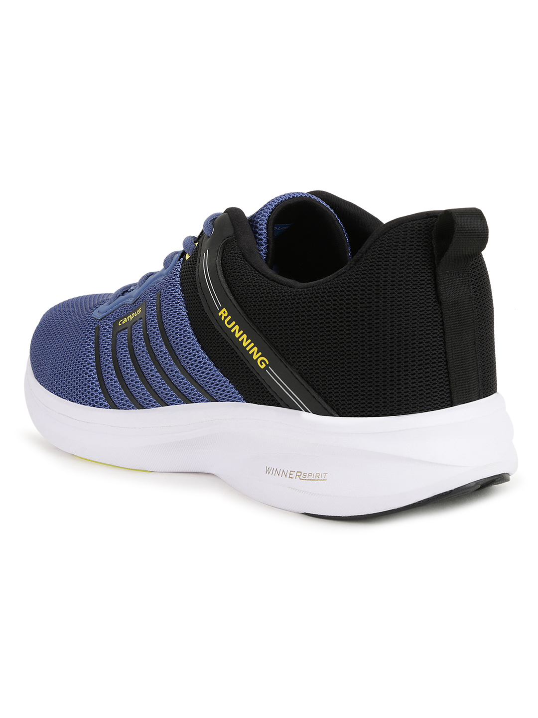 Campus Men Meteor Grey & Black Running Shoes (3)