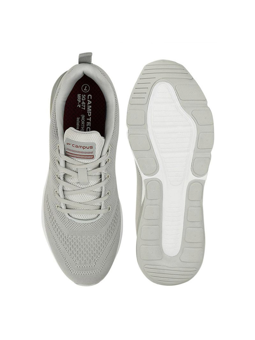 Campus Men North Plus Grey Running Shoes (4)