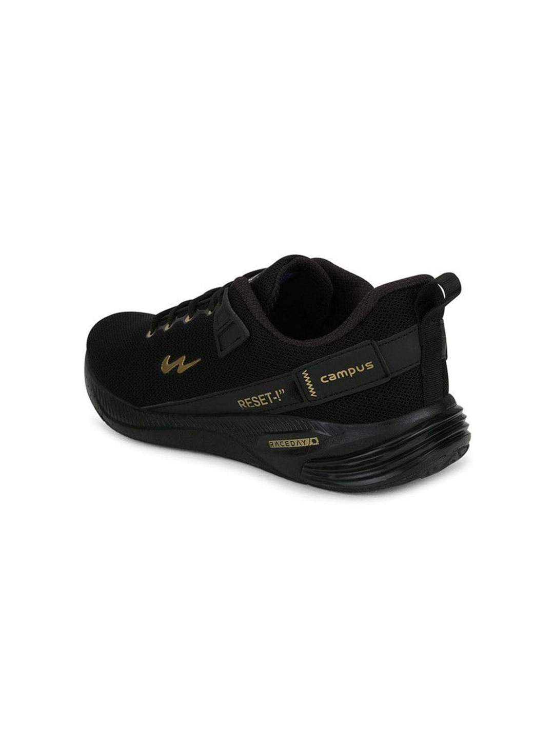 Campus Men Refresh Pro Black Running Shoes (3)