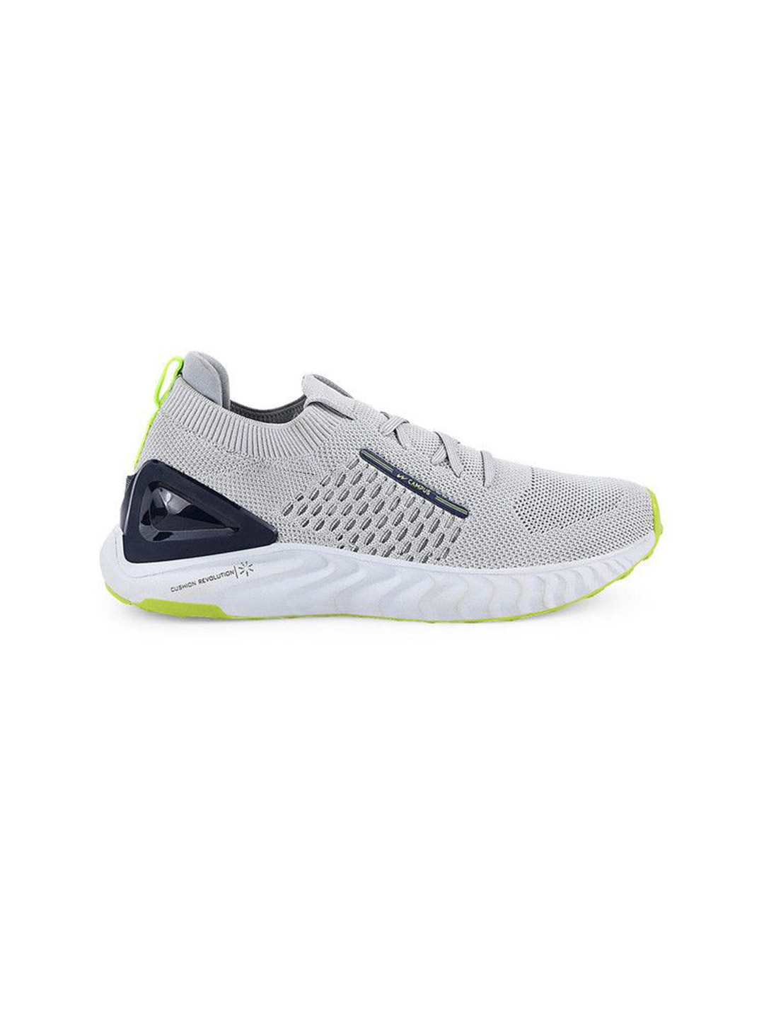 Campus Men Street-Run Grey Running Shoes (1)