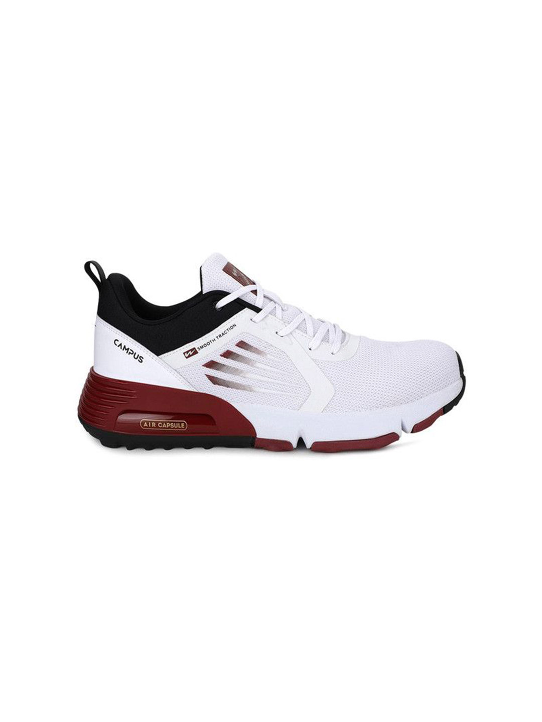 Campus Men Tormentor White Running Shoes (1)