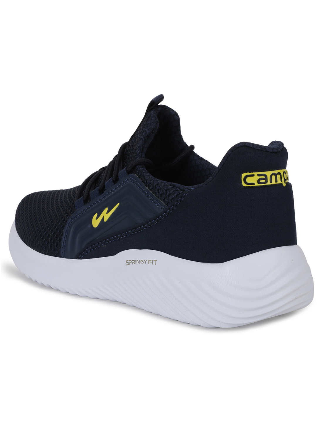 Campus Men TYSON PRO Navy Blue & Yellow Running Shoes  (3)