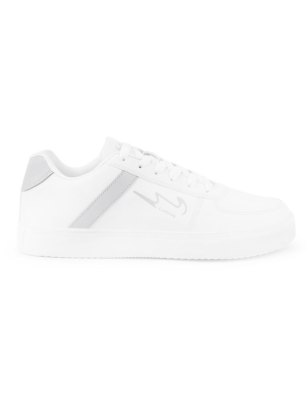 Campus Men White And Grey Camp Clint Running Sports Shoes (1)