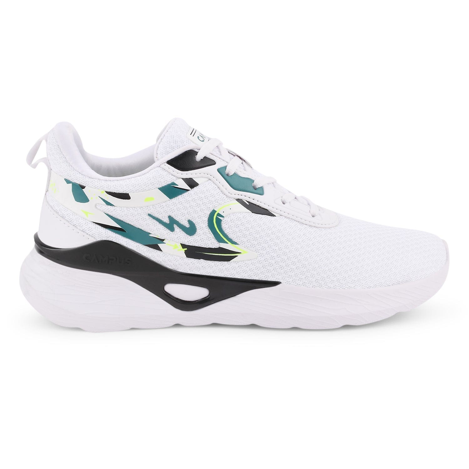Campus Men White Camp Zone Running Shoes (2)