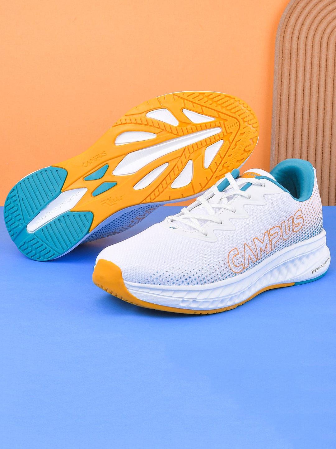 Campus Men White Camp-Opera Running Shoes (1)
