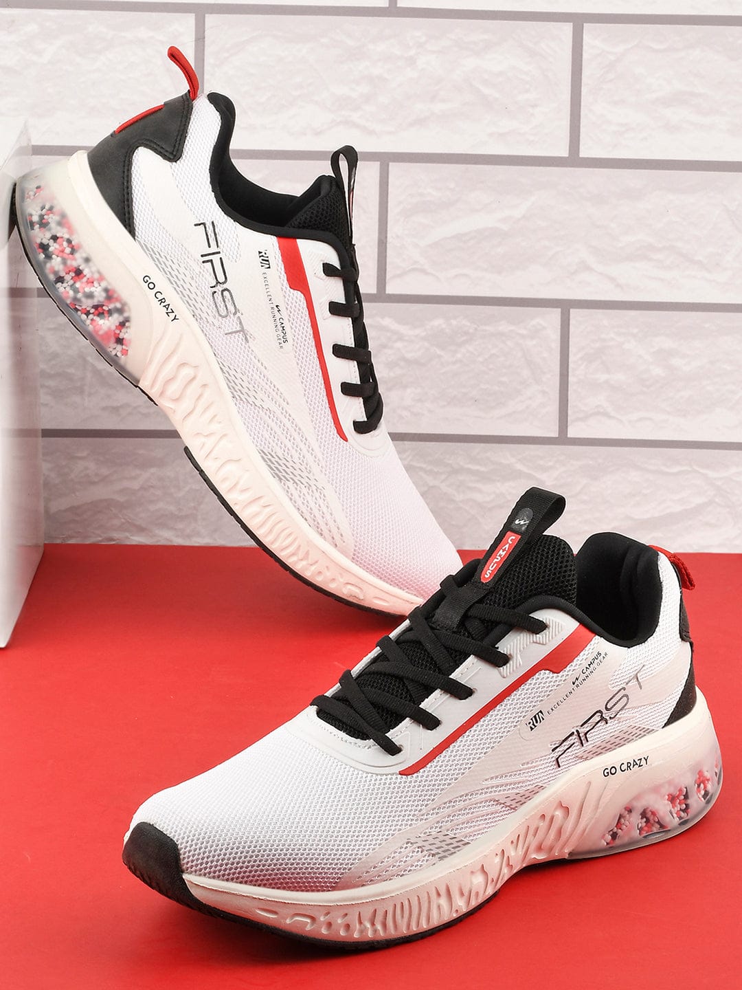 Campus Men White First Running Shoes (1)