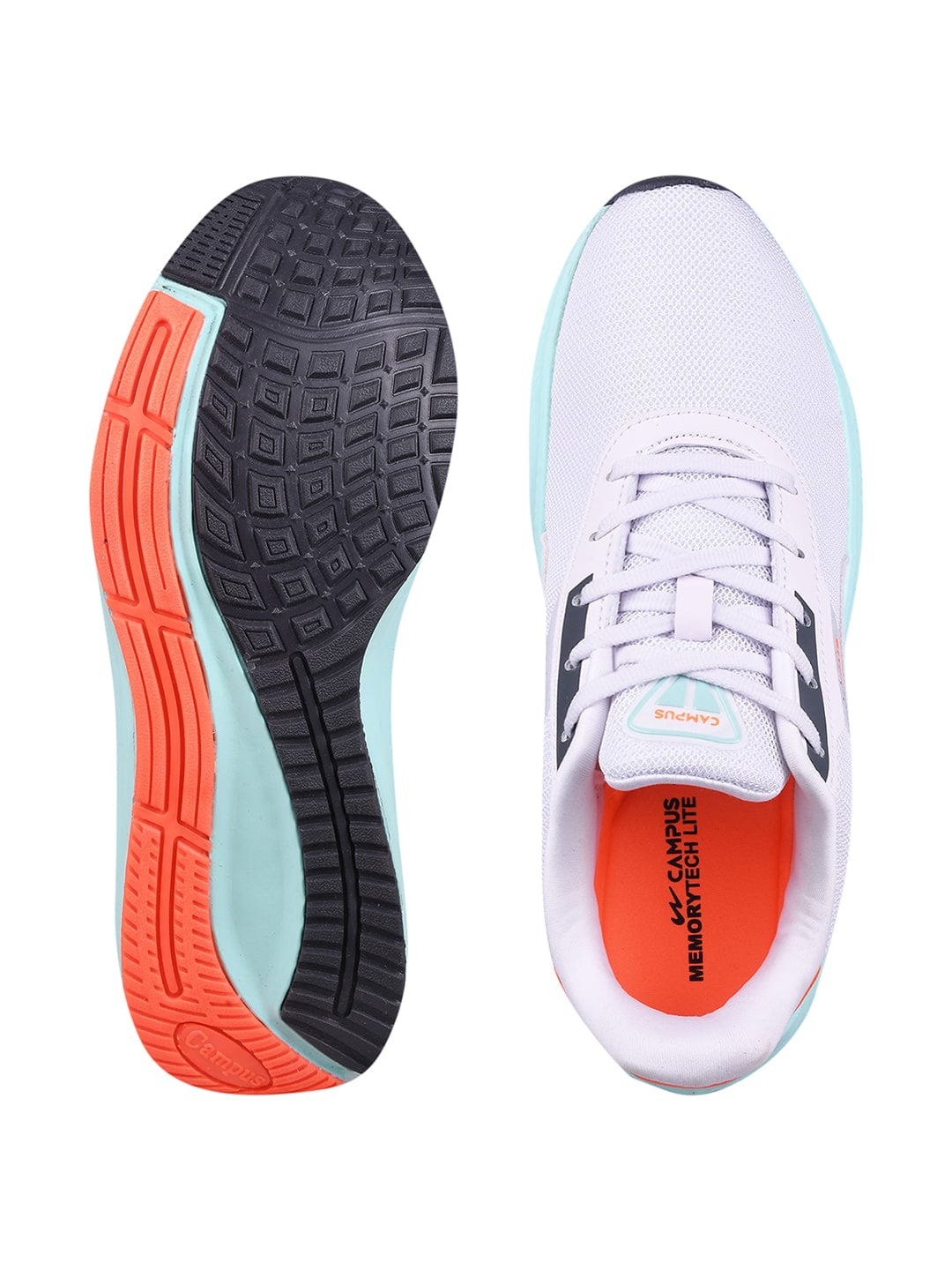 Campus Men White Rollz Running Shoes (4)