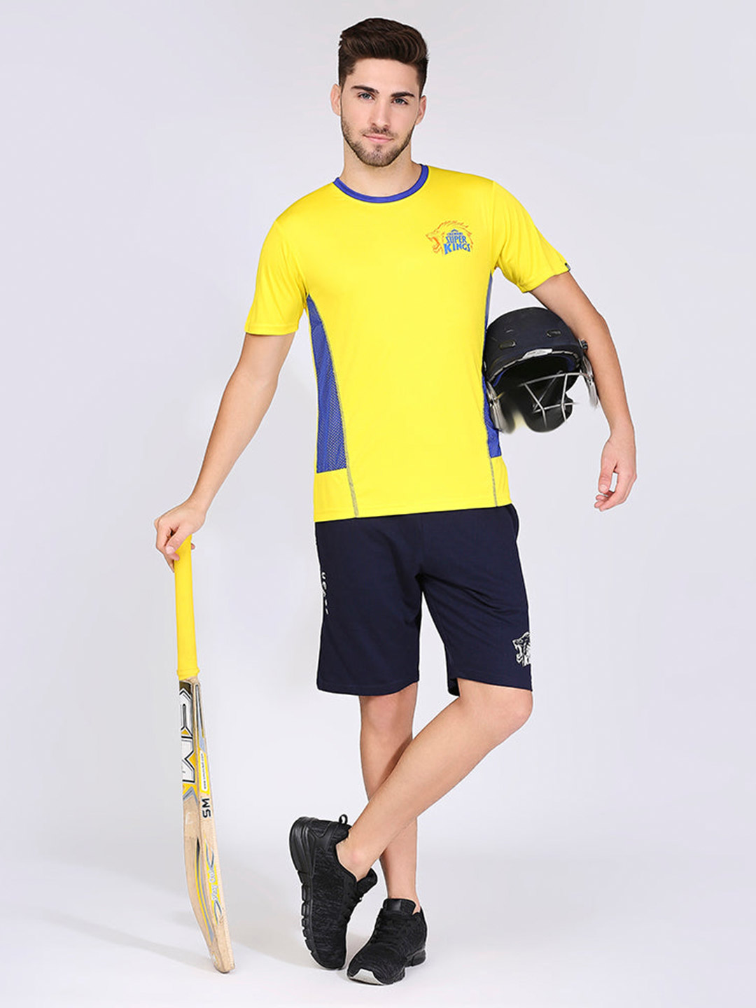 Chennai Super Kings CSK Dhoni Round Neck Fan Jersey Dhoni 7 (3)