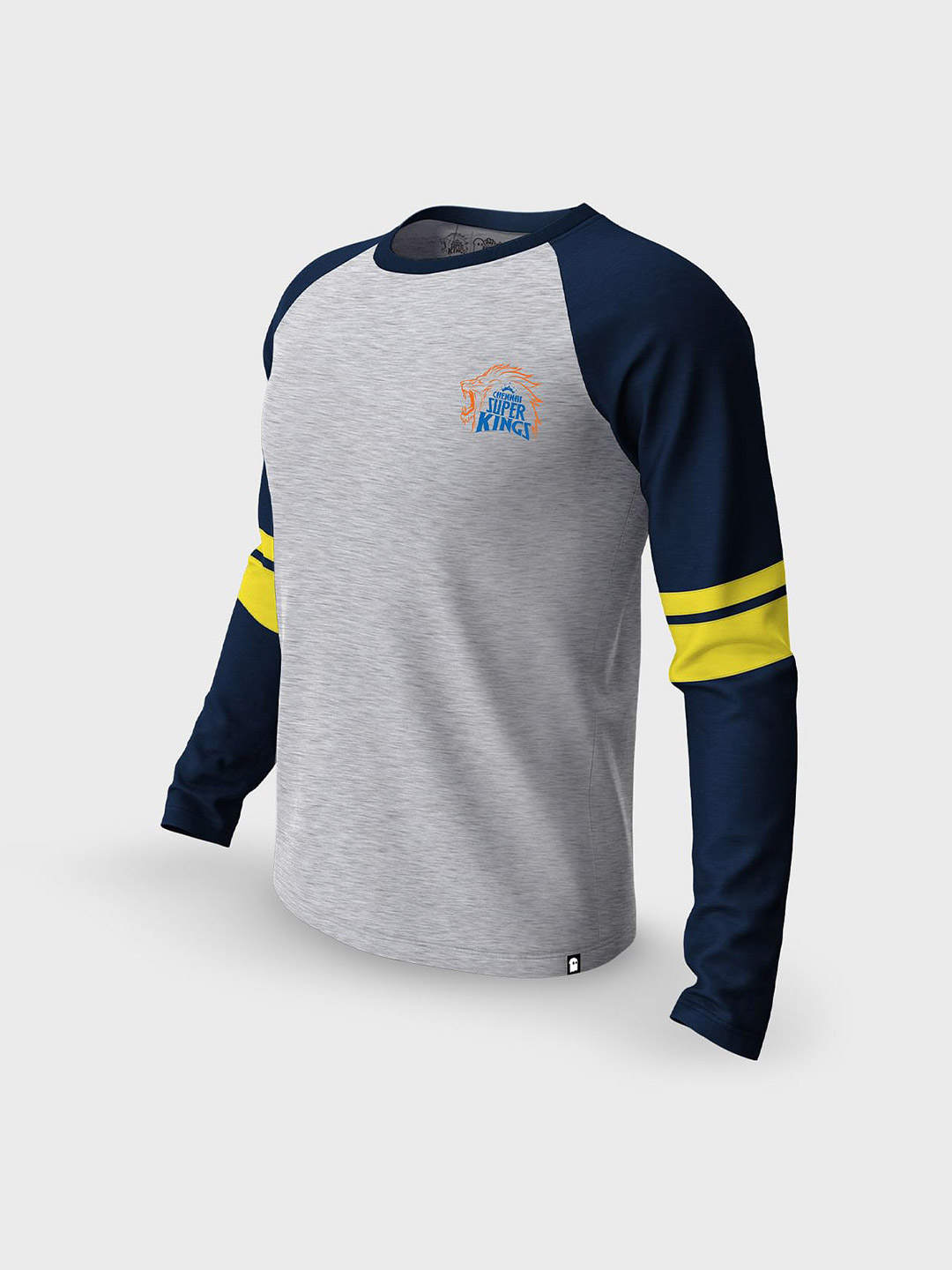 Chennai Super Kings CSK Men's Yellow Regular Fit Logo T-shirt (1)