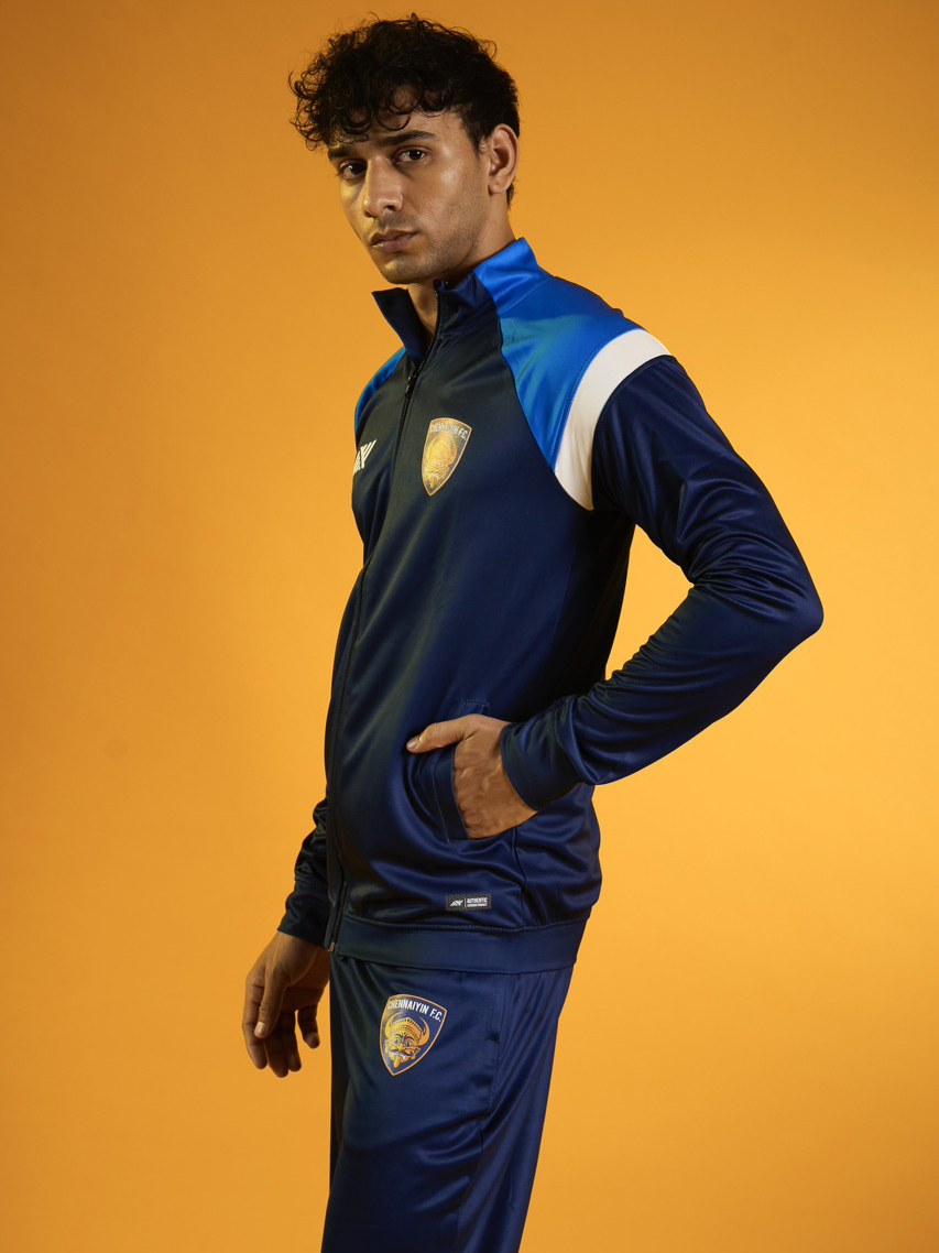 Chennaiyin FC Official Regular Fit Performance Track Jacket (4)