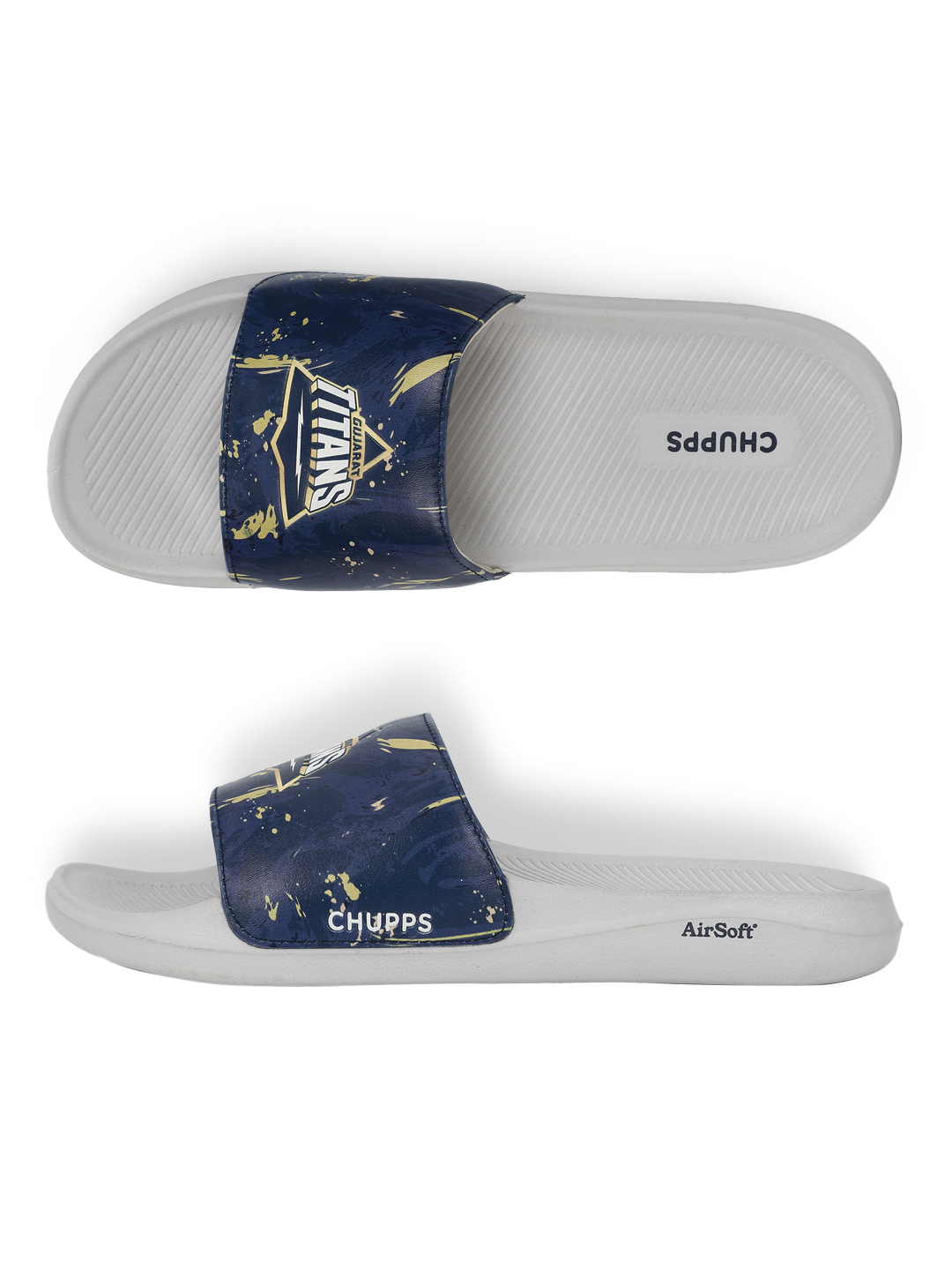 Chupps Men's GT HERO NAVY Airsoft Casual Slider (5)