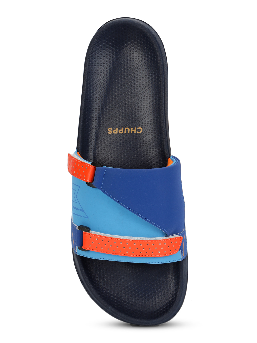 Chupps Men's MI ACE ORANGE NAVY Airsoft Casual Slider (6)