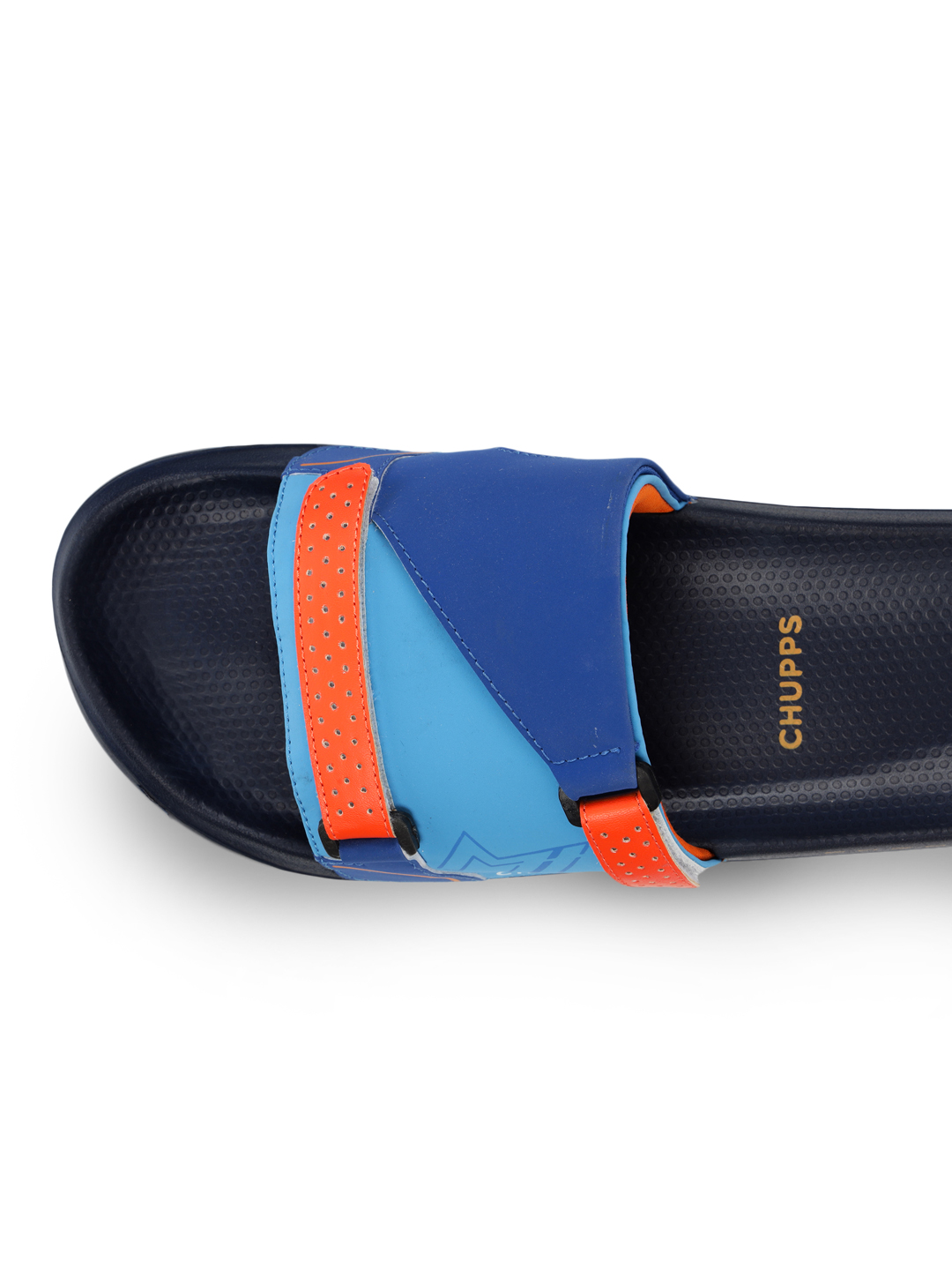 Chupps Men's MI ACE ORANGE NAVY Airsoft Casual Slider (8)