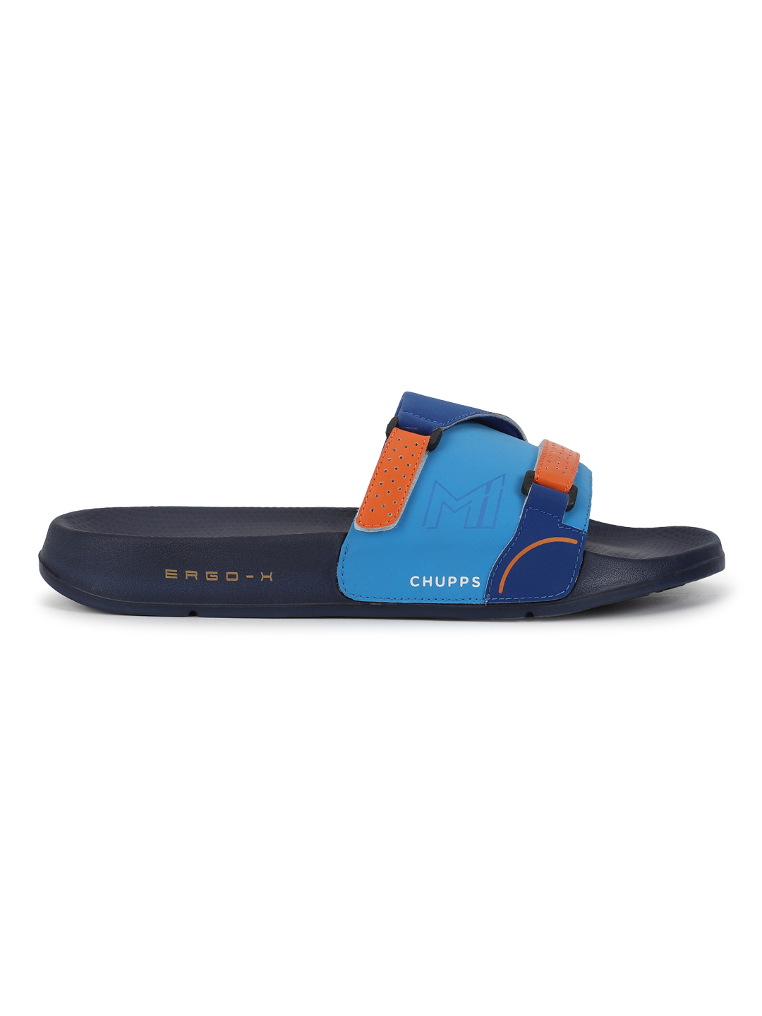 Chupps Men's MI ACE ORANGE NAVY Airsoft Casual Slider (3)