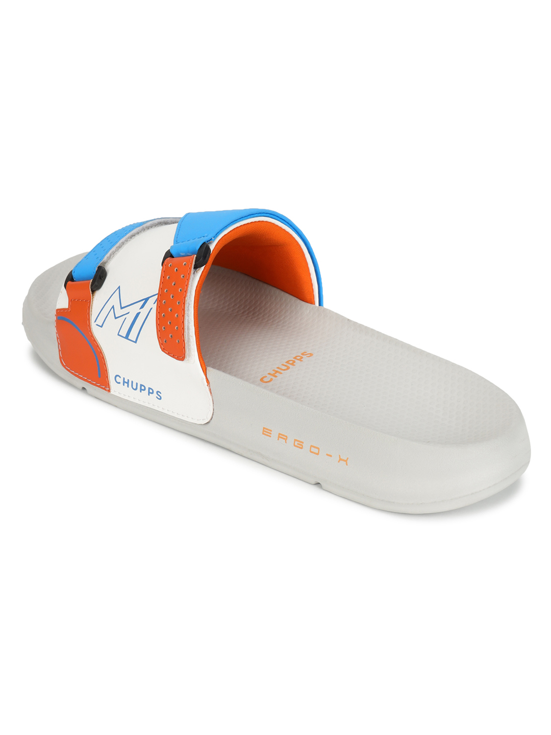 Chupps Men's MI ACE WHITE BLUE Airsoft Casual Slider (5)