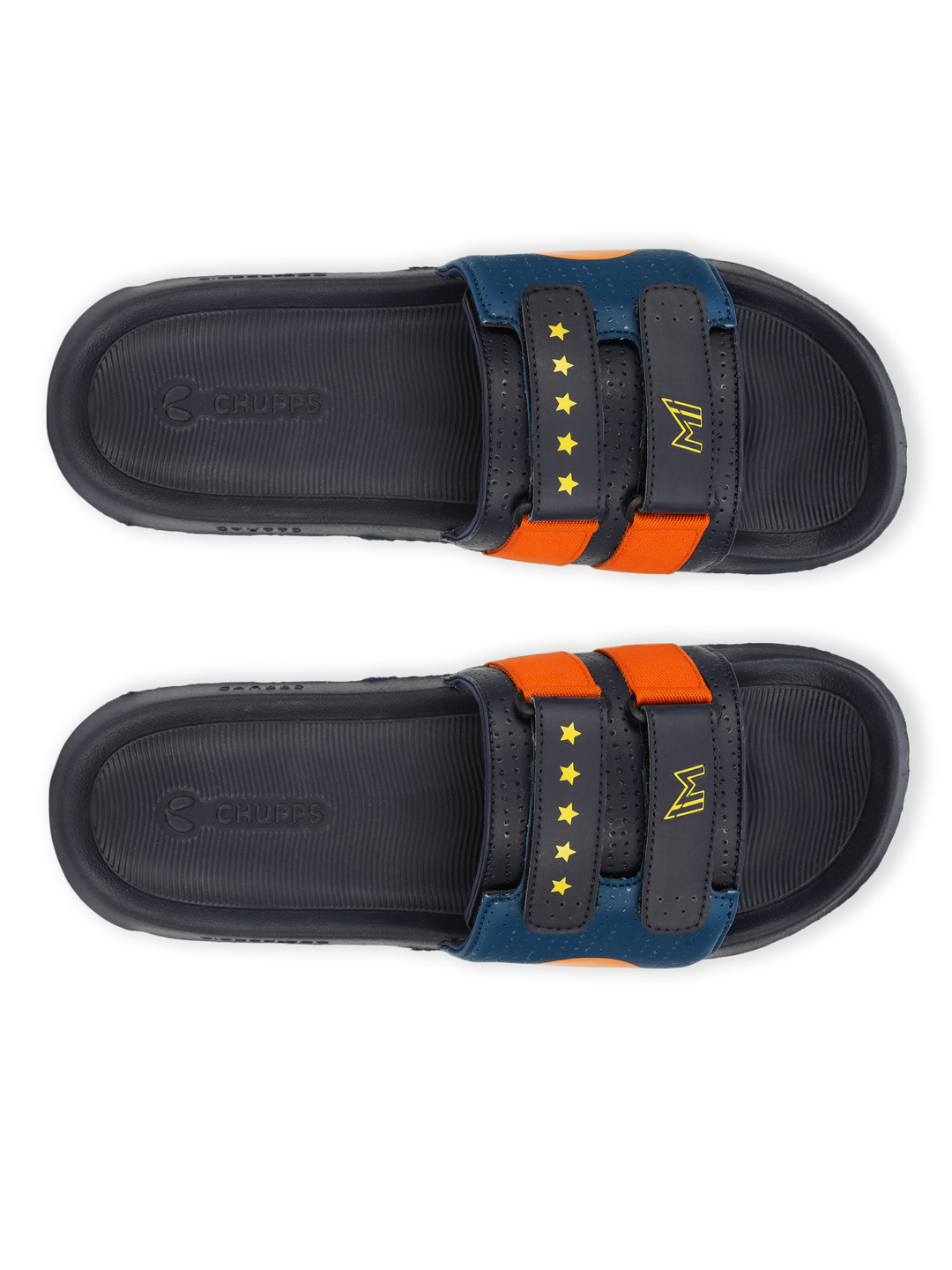 Chupps Men's MI GLORY ORANGE NAVY Airsoft Casual Slider (10)