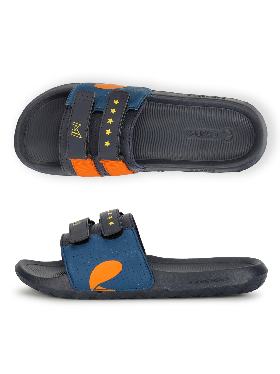 Chupps Men's MI GLORY ORANGE NAVY Airsoft Casual Slider (3)