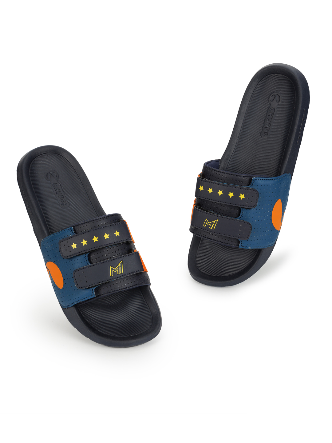 Chupps Men's MI GLORY ORANGE NAVY Airsoft Casual Slider (2)