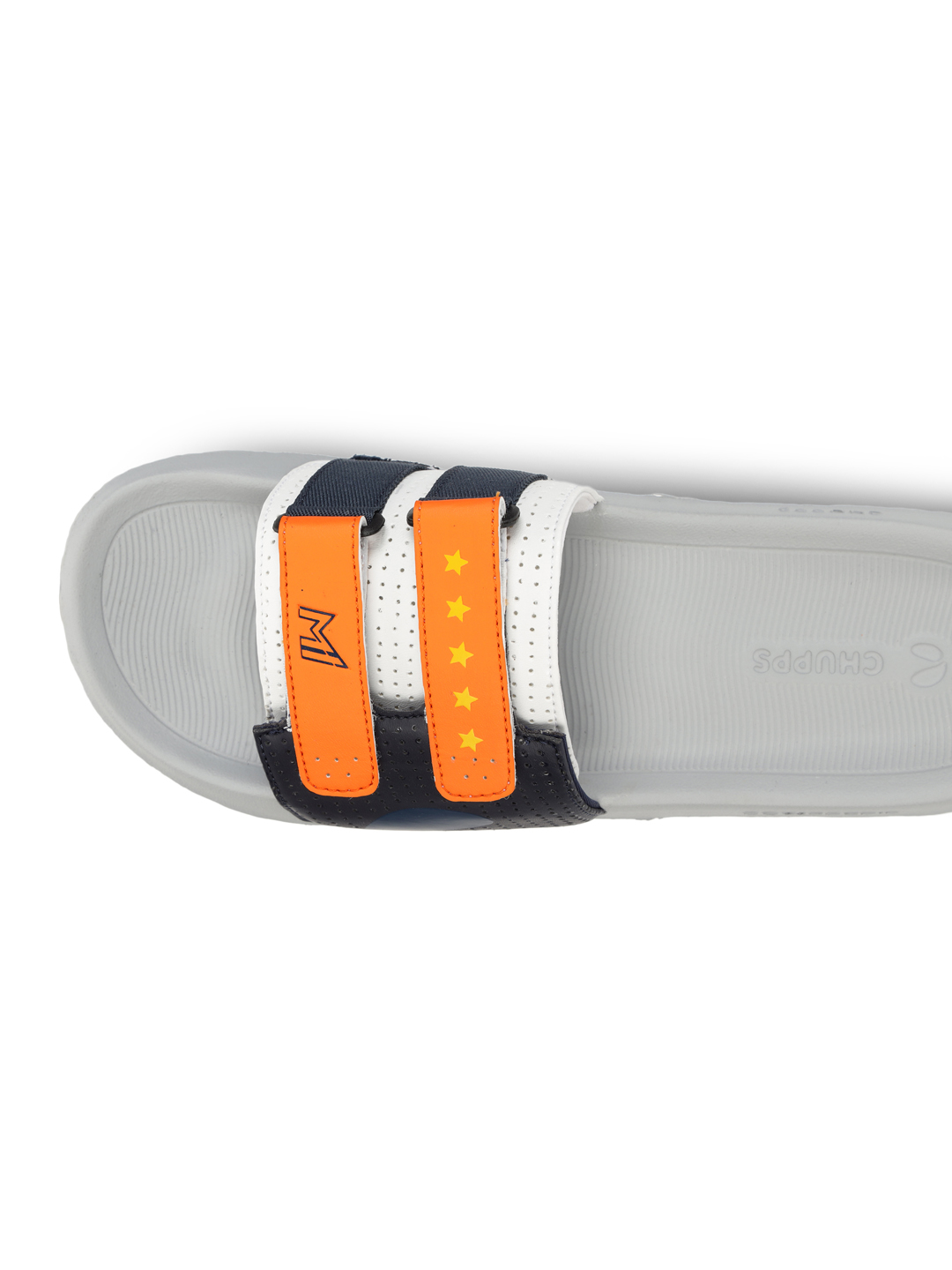 Chupps Men's MI GLORY ORANGE WHITE Airsoft Casual Slider (9)