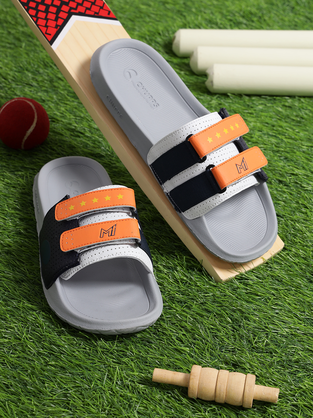 Men's MI GLORY ORANGE WHITE Airsoft Casual Slider