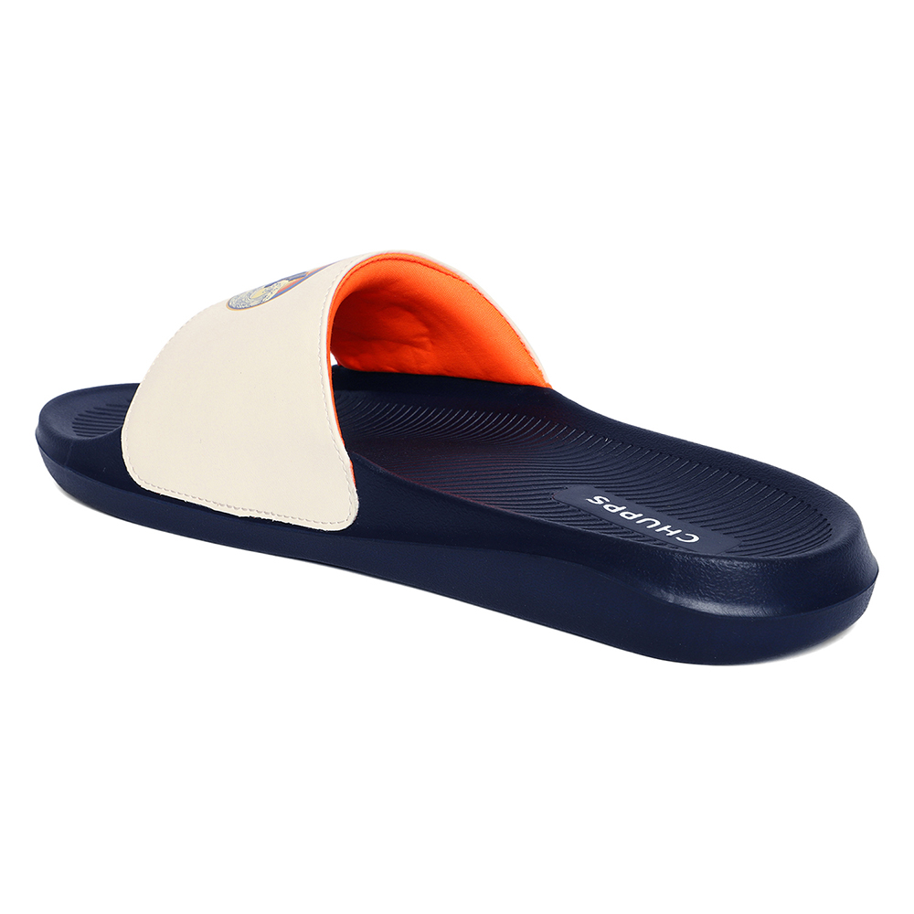 Chupps Men's MI Surge White & Navy Airsoft Casual Slider (7)