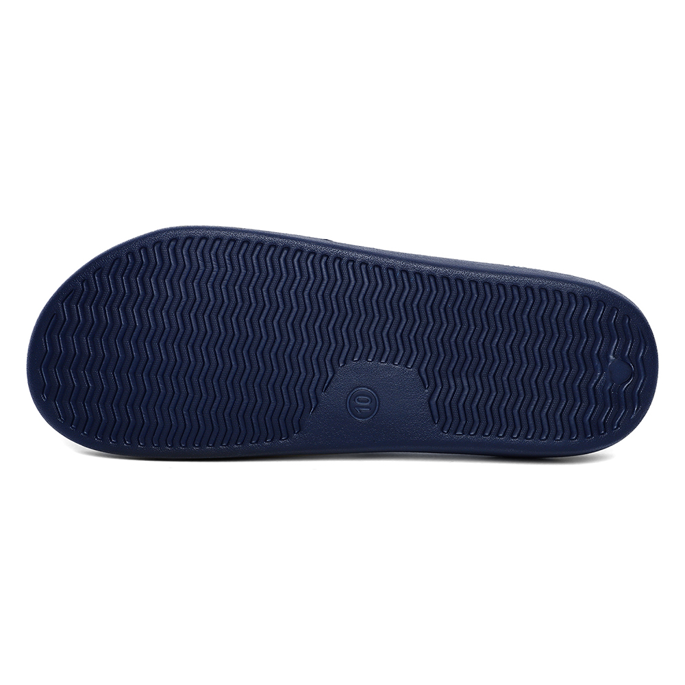 Chupps Men's MI Surge White & Navy Airsoft Casual Slider (8)