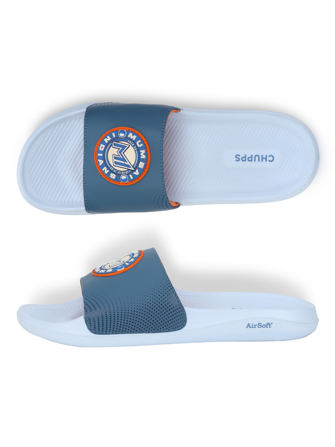 Chupps Men's MI TRUE NAVY BLUE Airsoft Casual Slider (4)