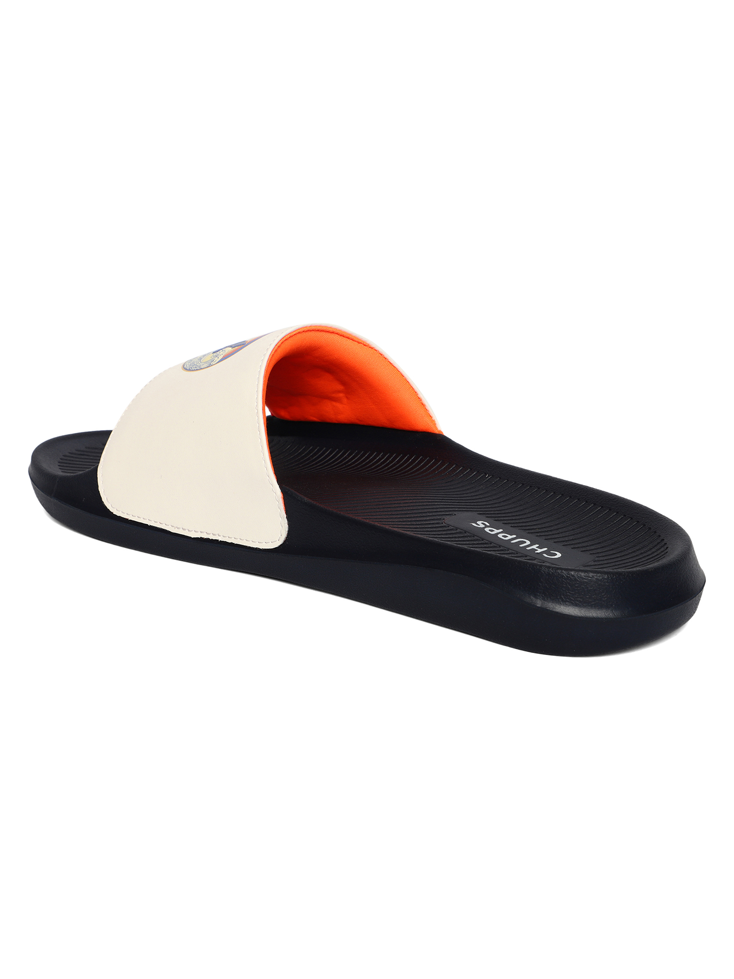 Chupps Men's Official Mumbai Indians Quilted MI ERGOX footbed Dri-Fit Sliders (5)