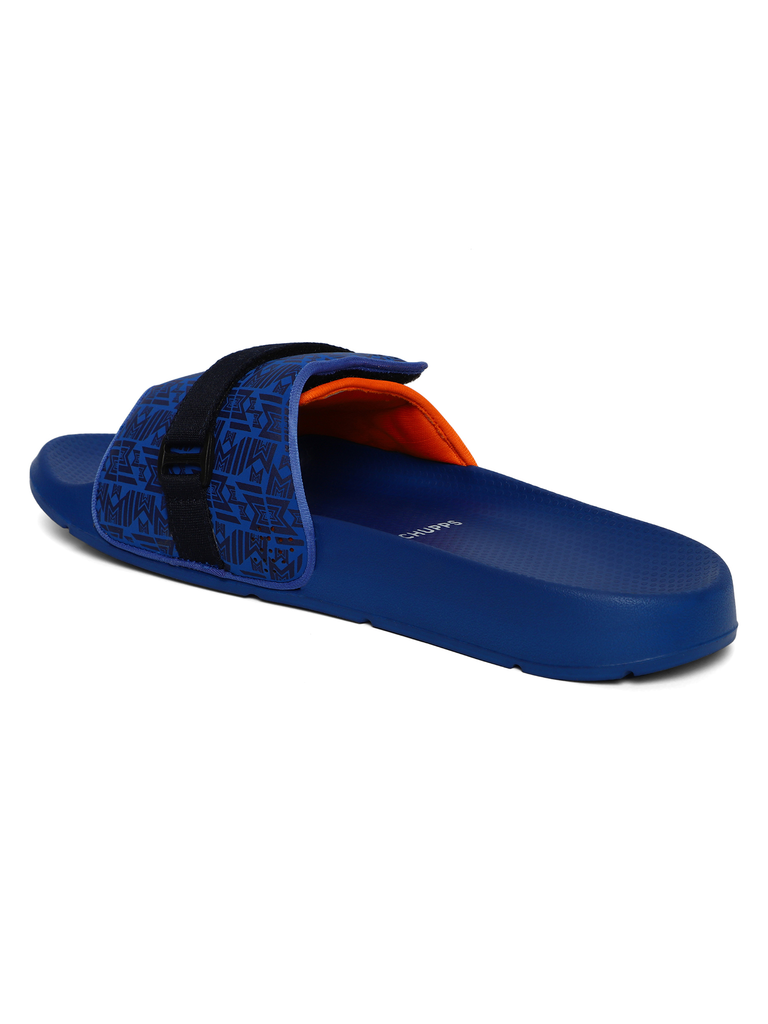 Chupps Men's Official Mumbai Indians Velcro MI ERGOX footbed Dri-Fit Sliders (6)