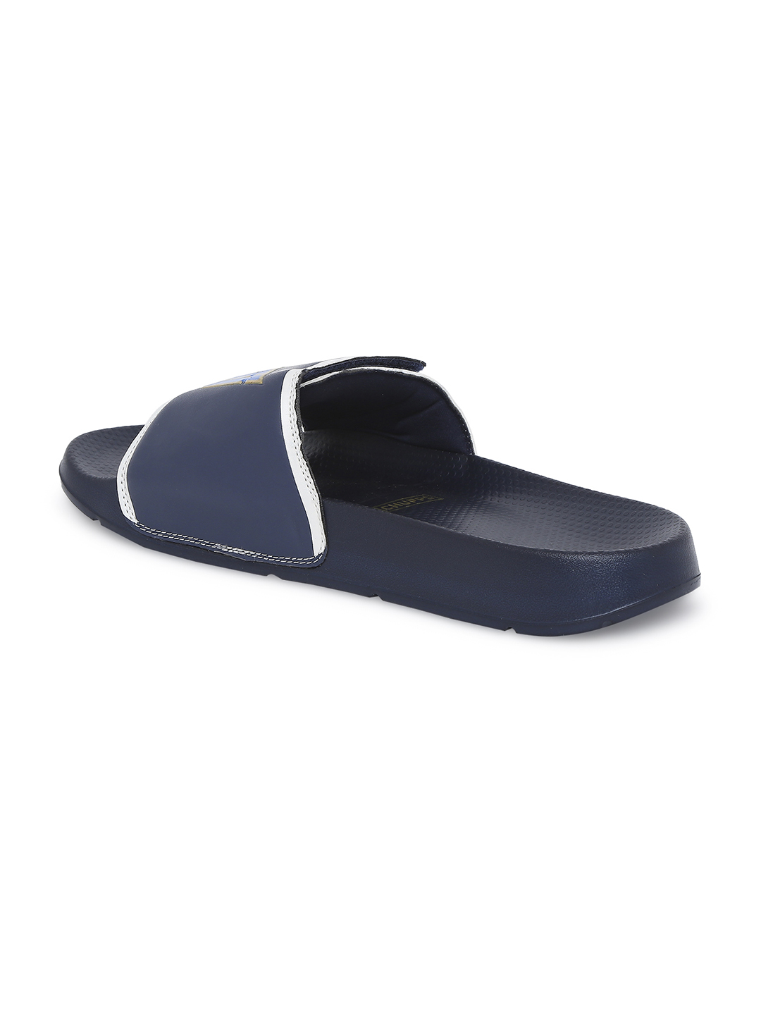 Chupps Men's Official Mumbai Indians Velcro MI Printed ERGOX footbed Dri-Fit Sliders (4)