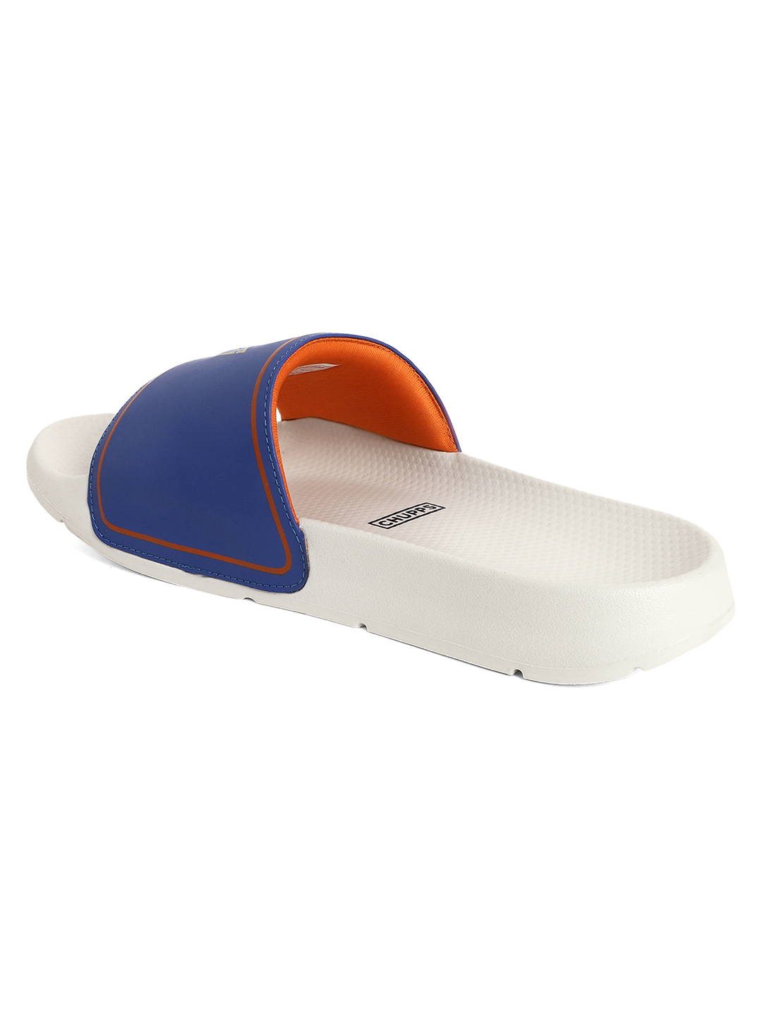 Chupps Women's Grey & Orange IPL Official Mumbai Indians Double Printed ERGOX footbed Dri-Fit Sliders (5)