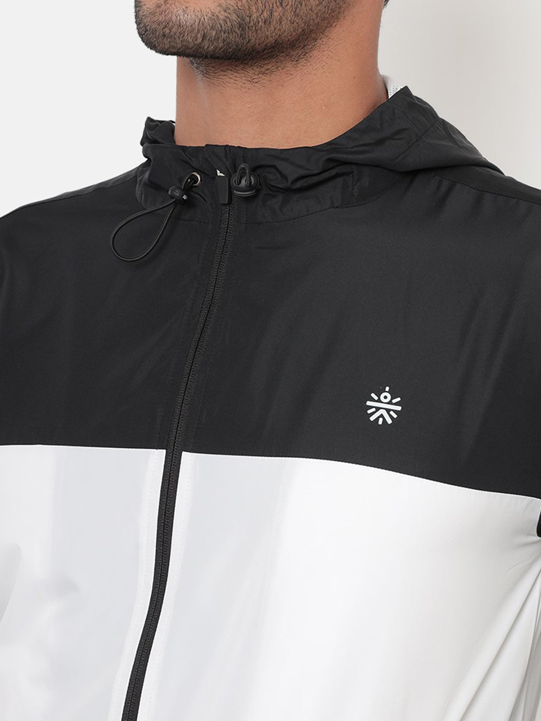 Cultsport Cultsport Mens Black And White JacTEC Lifestyle Jacket (5)