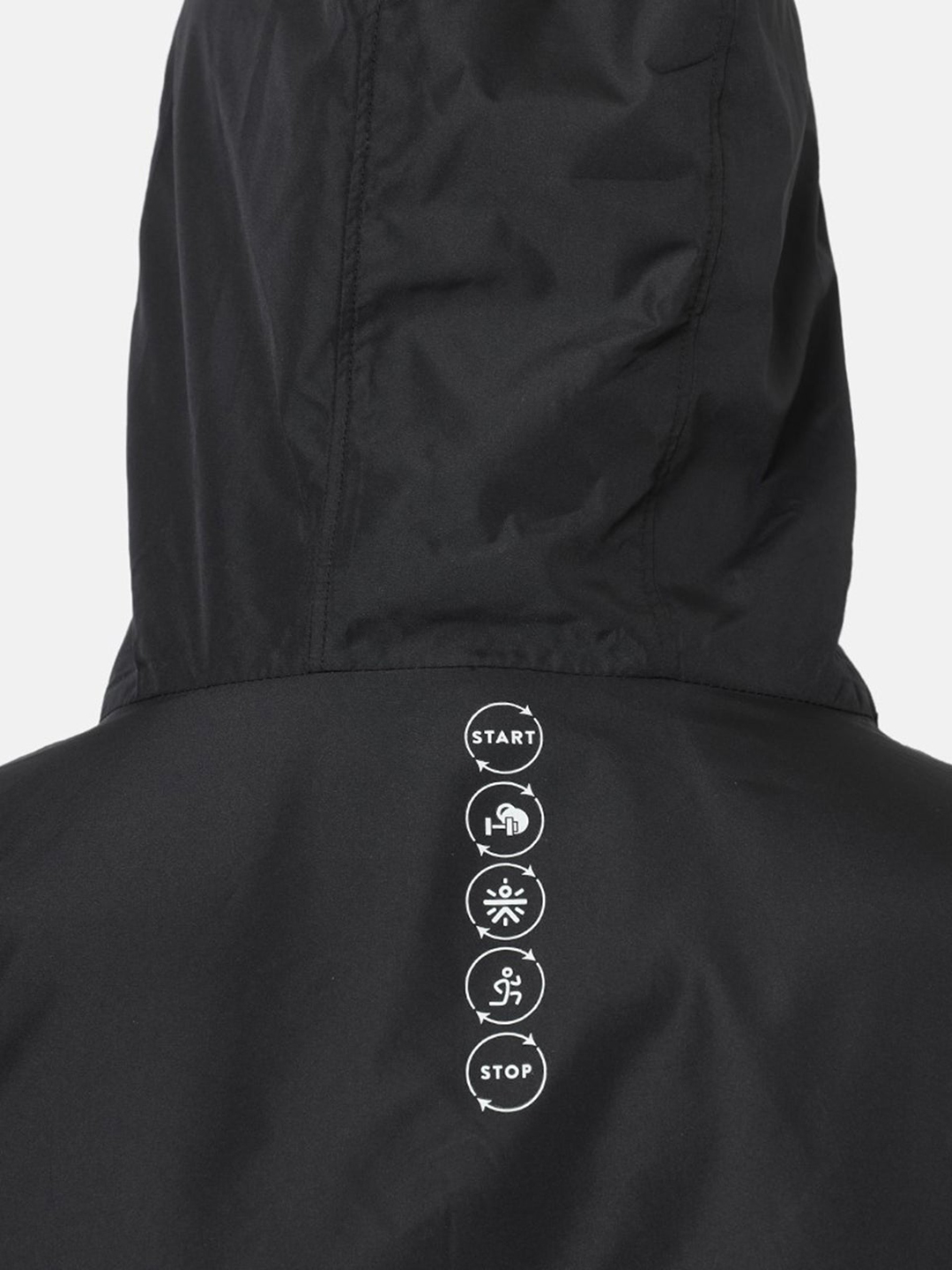 Cultsport Cultsport Mens Black And White JacTEC Lifestyle Jacket (6)