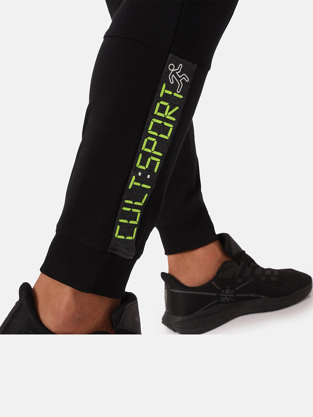 Cultsport Cultsport Mens Black Supersoft Solid Joggers (7)