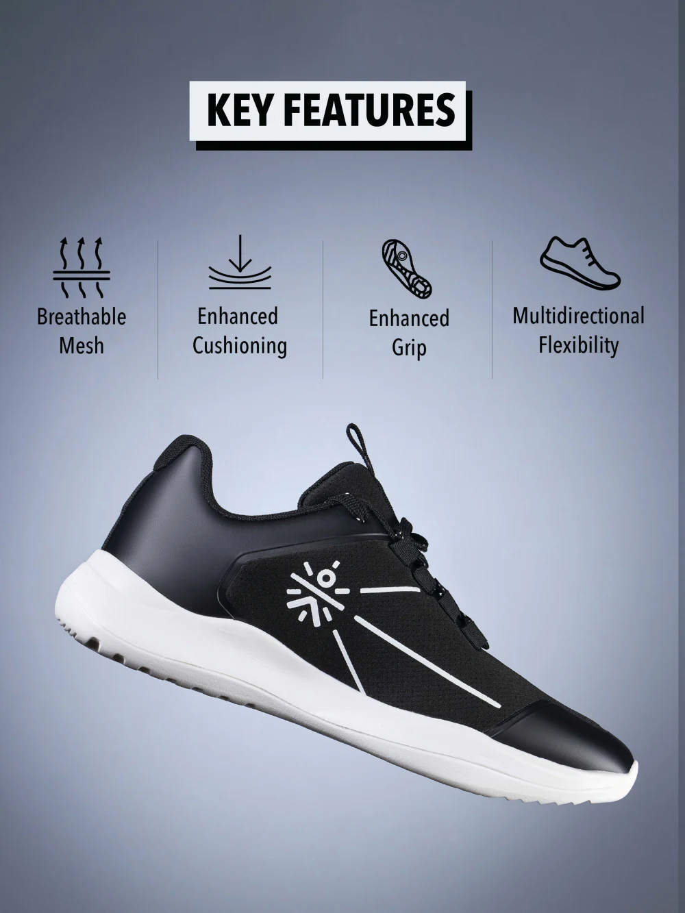 Cultsport One Men Black Dart 1.0 Running Shoes (3)