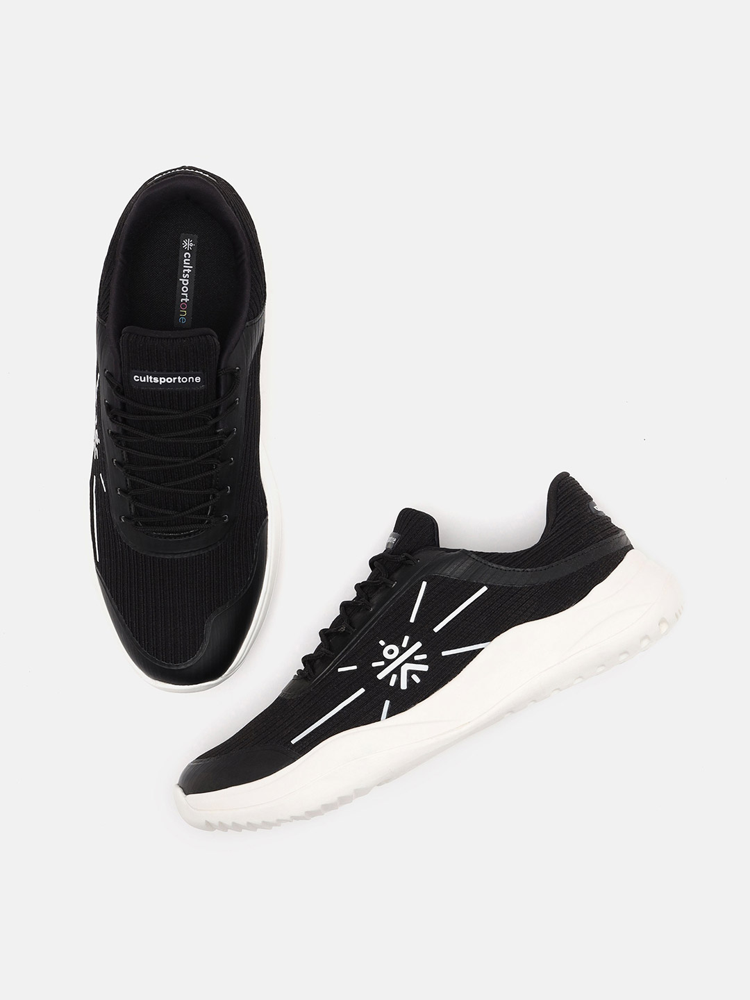 Men Black Dart Running Shoes