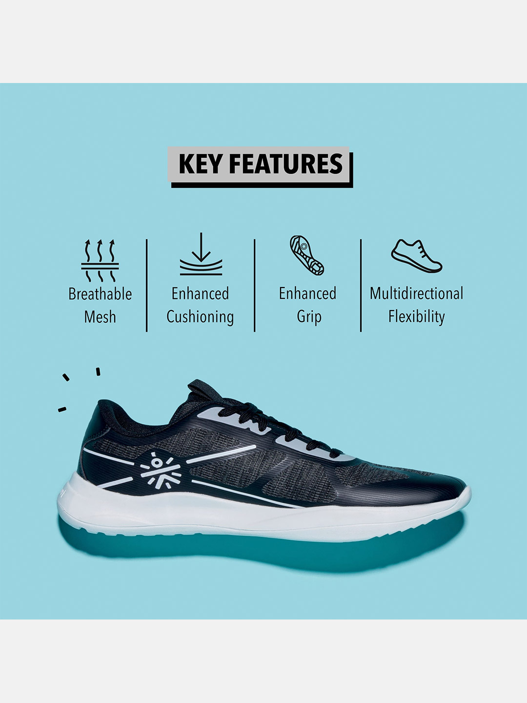 Cultsport One Men Black Discovery Running Shoes (5)