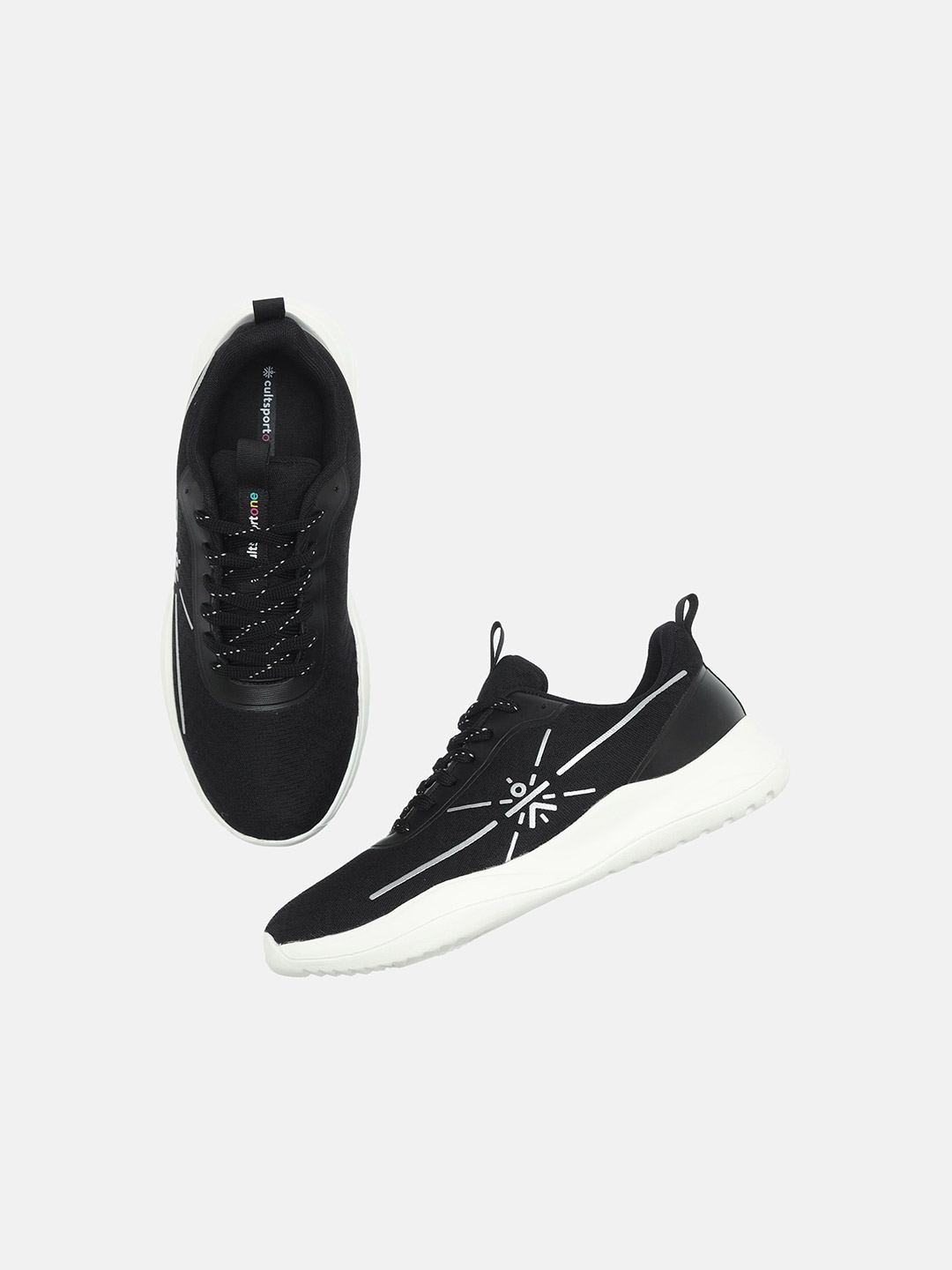 Cultsport One Men Black Pacer Running Shoes (3)