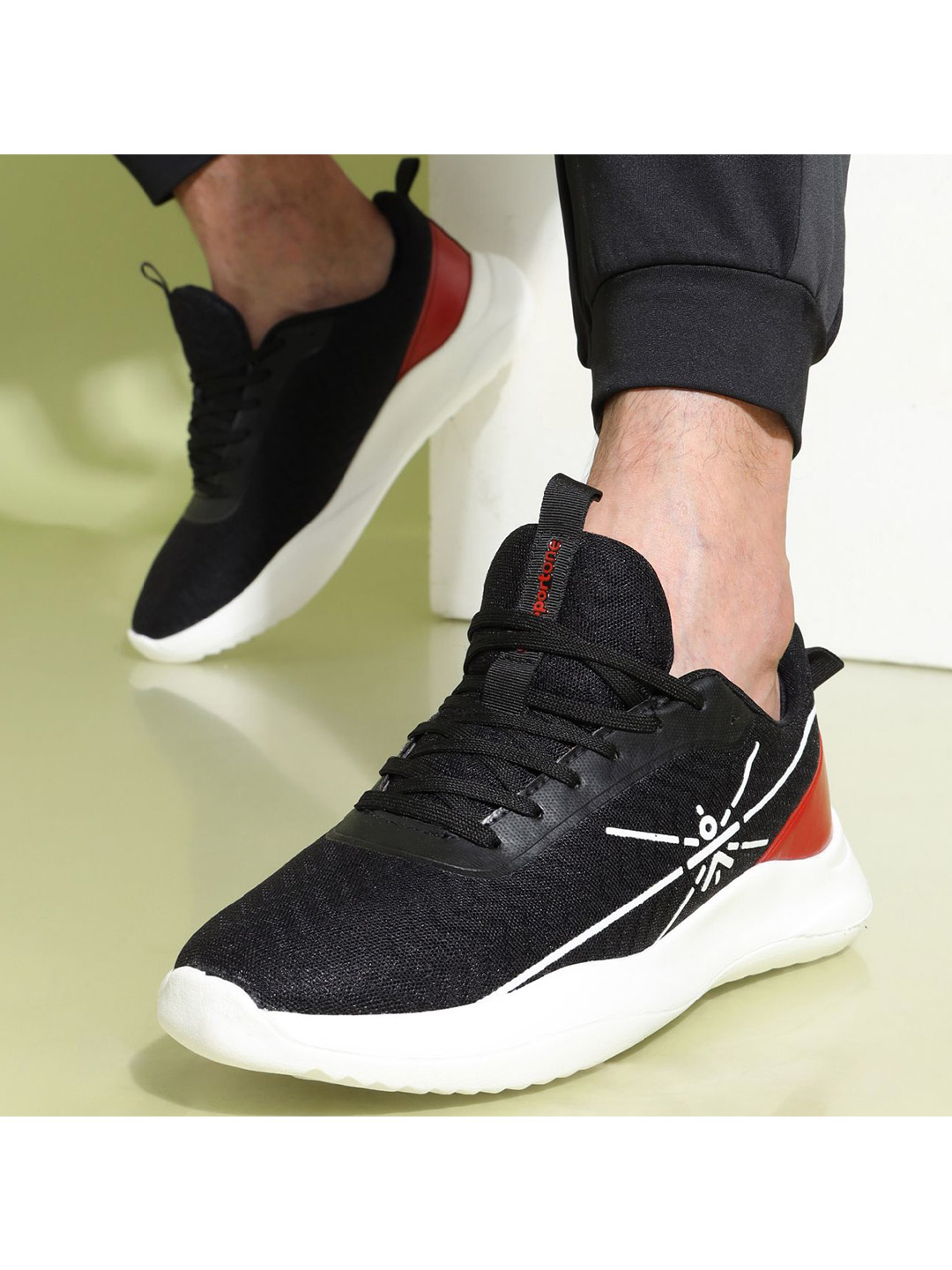 Cultsport One Men Black Racer Running Shoes (2)