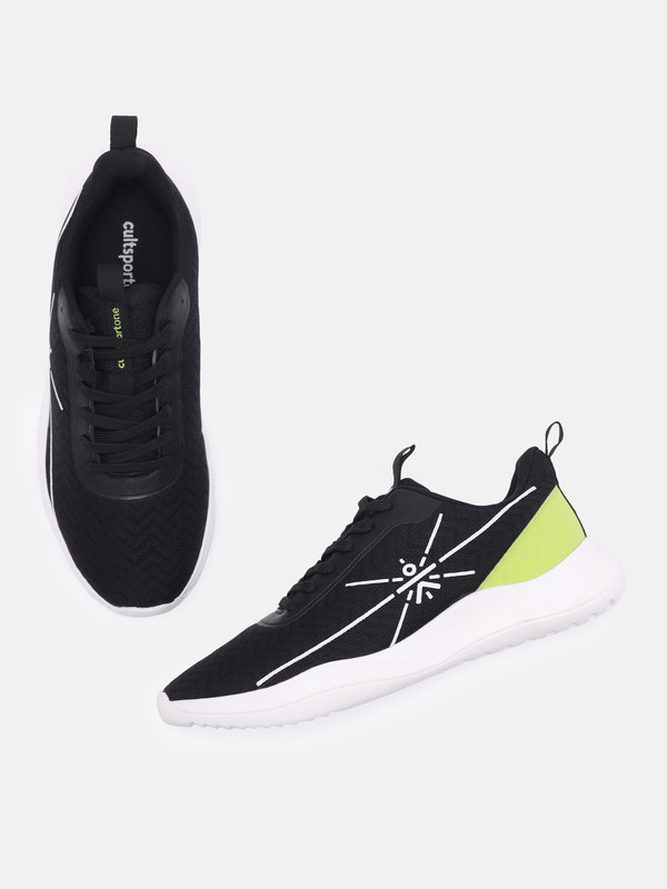 Cultsport One Men Black Racer Running Shoes (1)