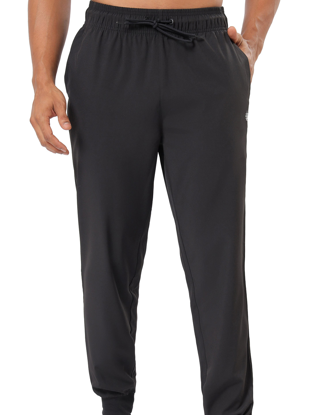 Cultsport One Men Black Solid Active Cuffed Joggers (1)