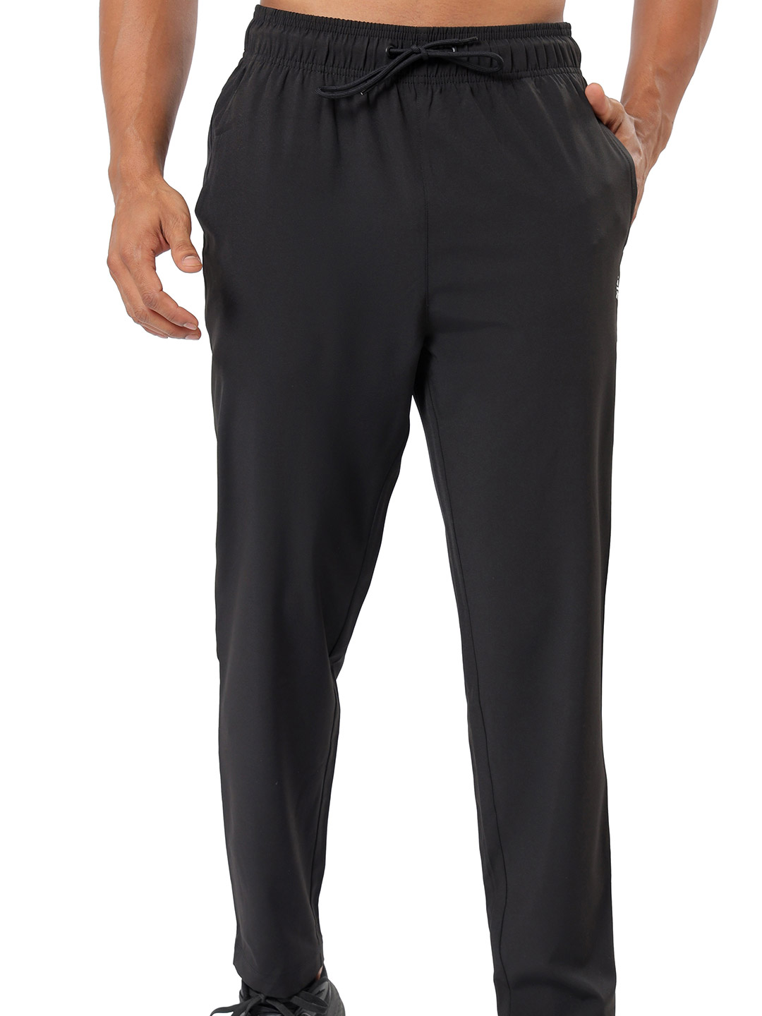 Cultsport One Men Black Solid Active Straight Joggers (1)
