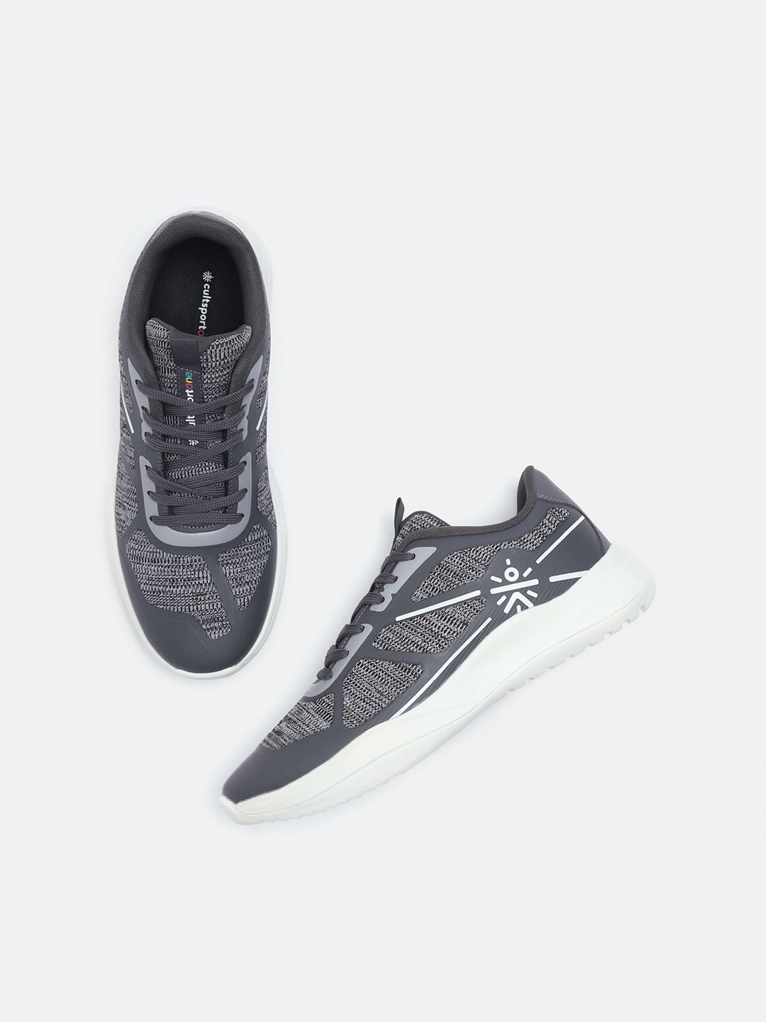 Cultsport One Men Grey Discovery Running Shoes (3)