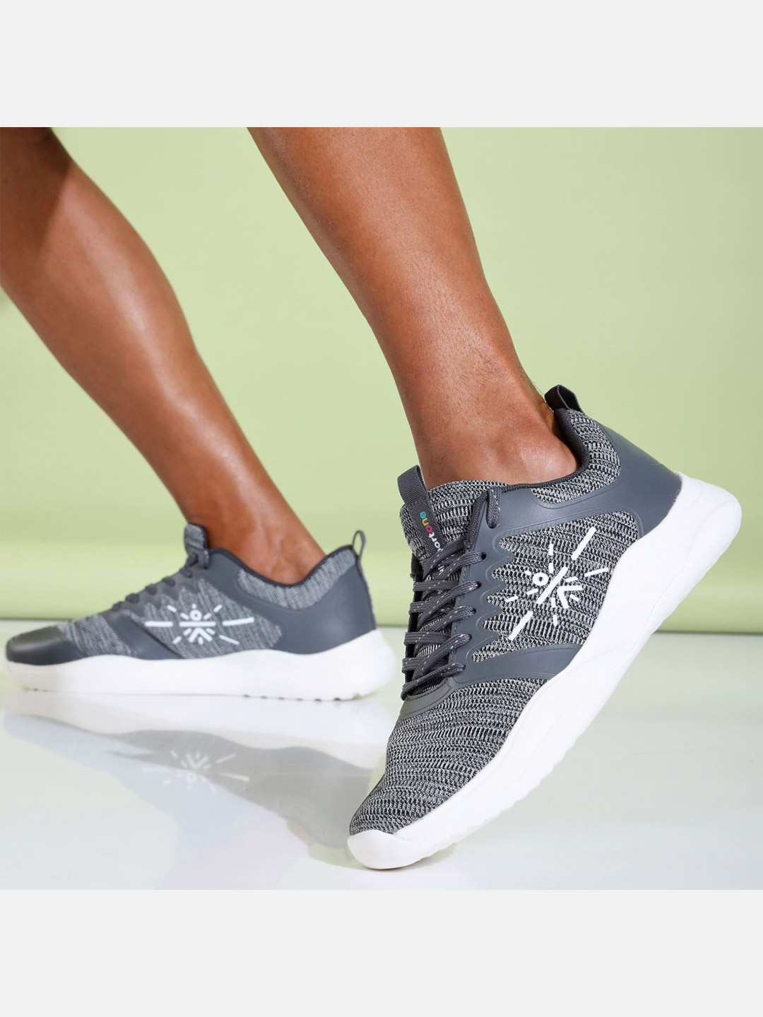 Cultsport One Men Grey Drift Running Shoes (3)
