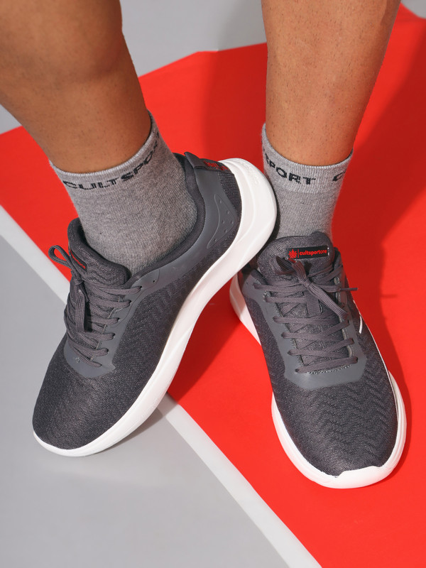 Cultsport One Men Grey Freedom Running Shoes (1)