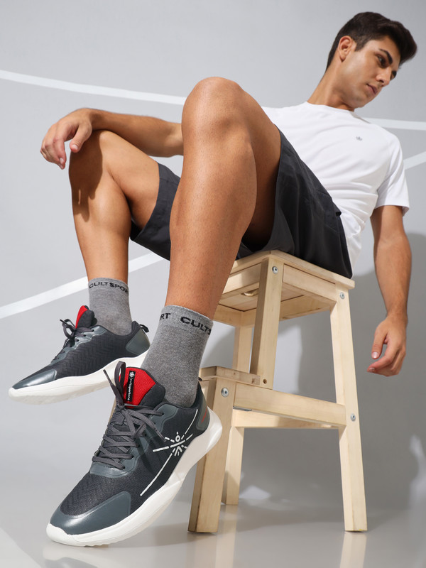 Cultsport One Men Grey Lope Running Shoes (1)