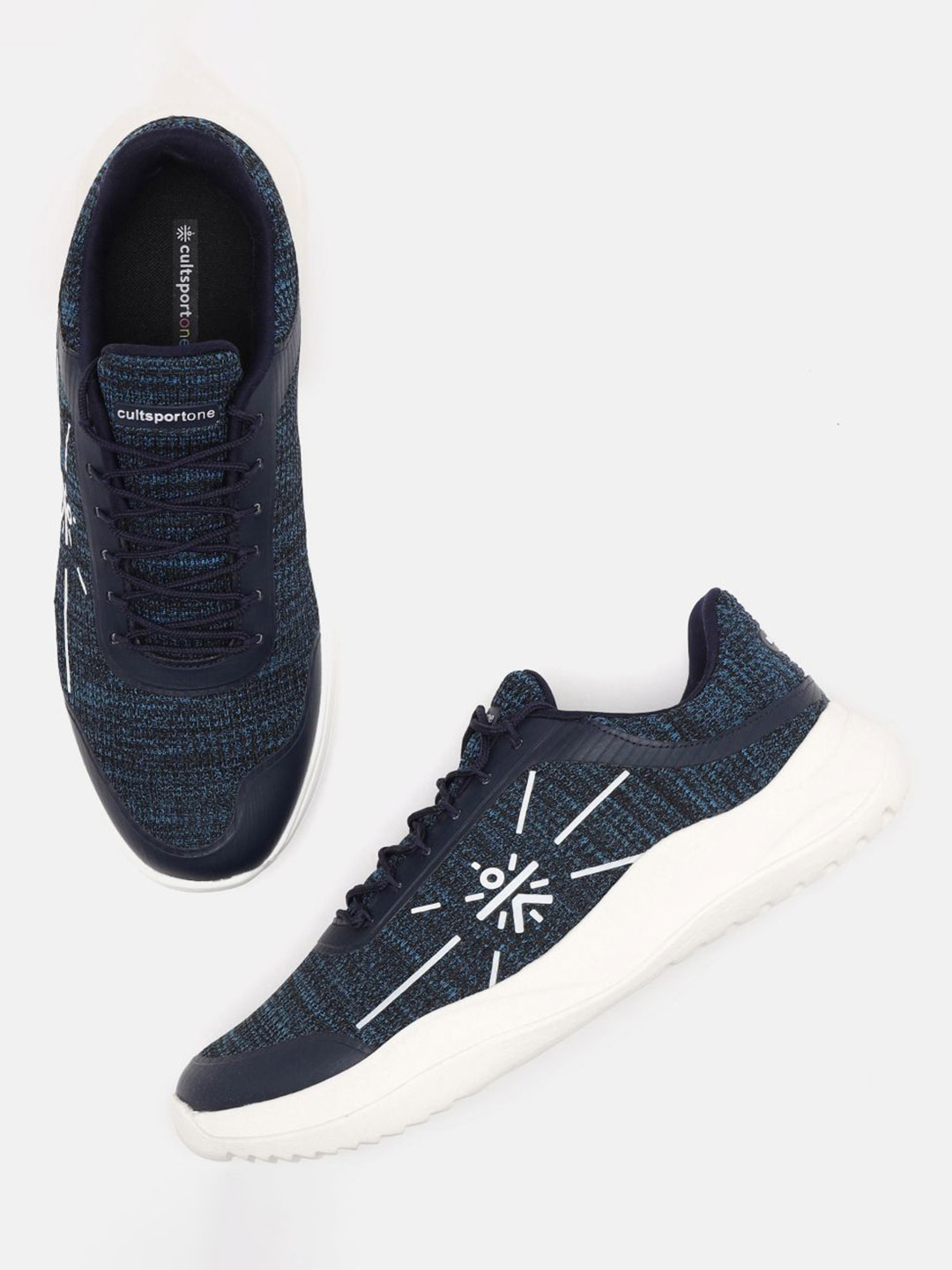 Men Navy Blue Dart Running Shoes