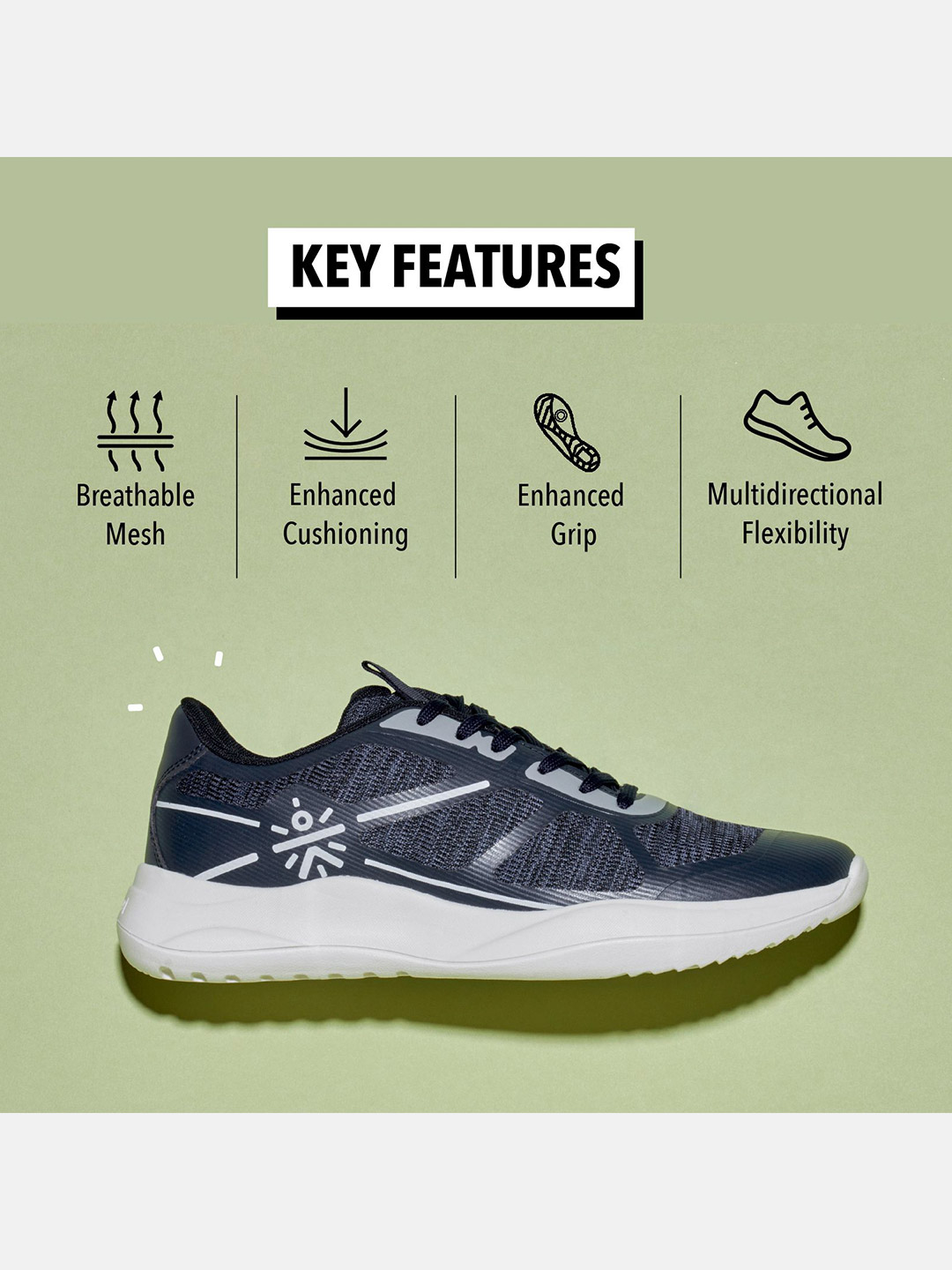 Men Navy Blue Discovery Running Shoes