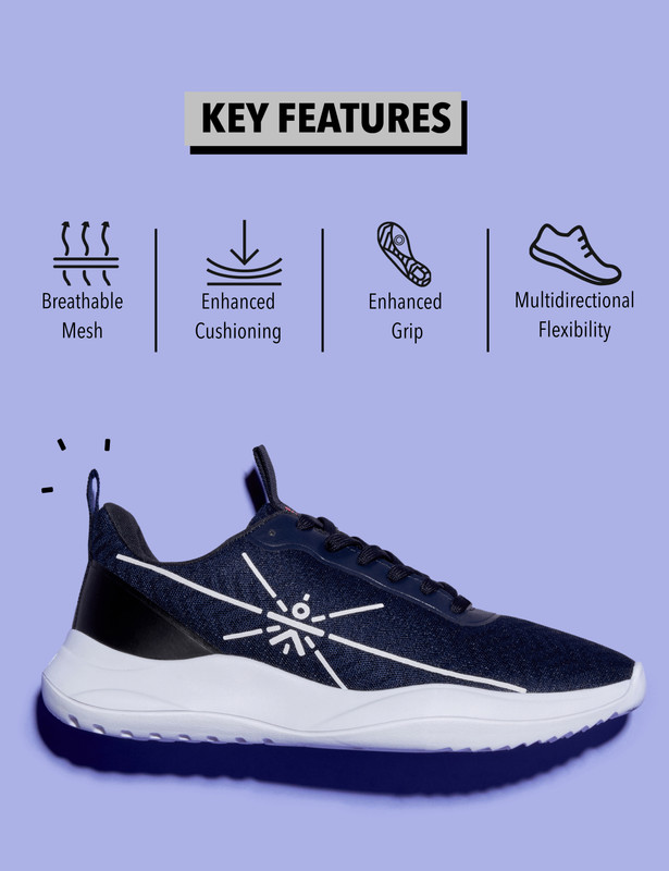 Cultsport One Men Navy Blue Racer Running Shoes (3)